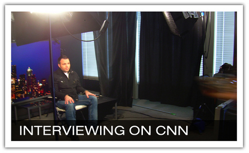 Interviewing on CNN
